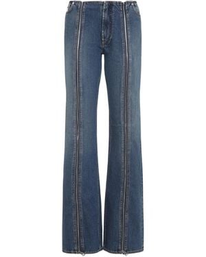 Jean Paul Gaultier Zip-detail Jeans - ブルー