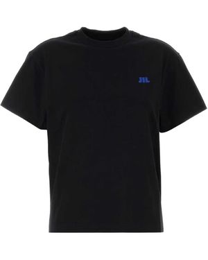 Jil Sander Logo-Print Cotton T-Shirt - Black