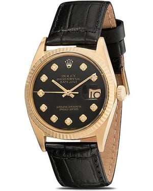 Lizzie Mandler カスタマイズ オイスター パーペチュアル デイトジャスト 36Mm - ブラック