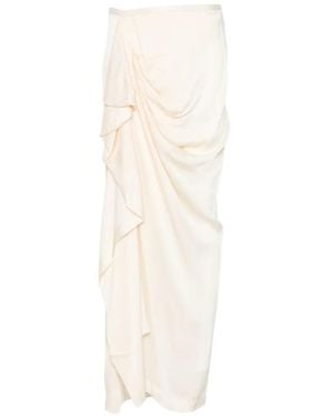 Bondi Born Draped Long Skirt - White