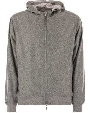 Fedeli Reversible Hooded Jacket - Gray