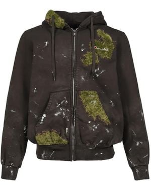 Doublet Zip-Up Hoodie - Black