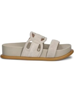 Liu Jo Sandali Con Logo - Bianco