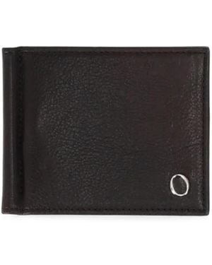 Orciani Lagoon Leather Wallet - Black