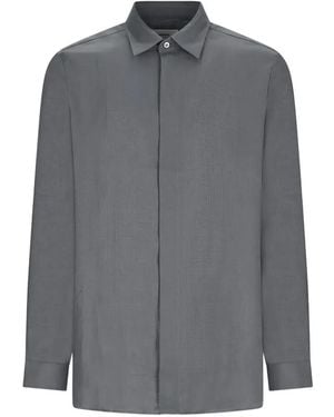 Lardini Button Shirt - Grey