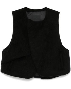 HELIOT EMIL Felted Gilet - Black