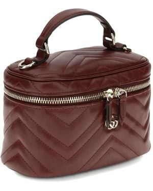 Gucci Gg Marmont Top-Handle Handbag - Brown