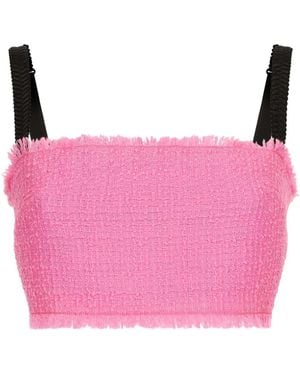 Dolce & Gabbana Rachel Crop Top - Pink