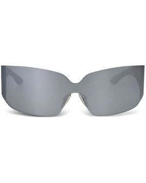 Balenciaga ロゴ サングラス - グレー