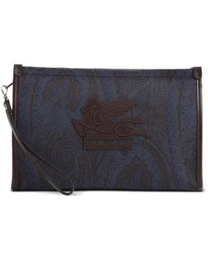 Etro Pegaso Wallet - Blue