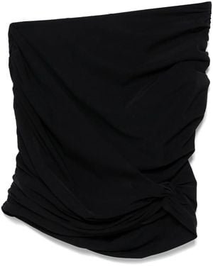 Magda Butrym Draped Mini Skirt - Black