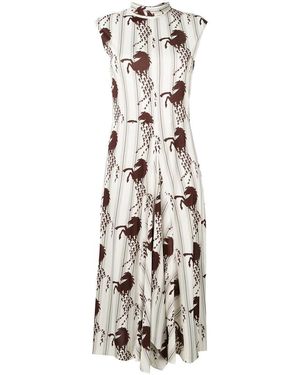 Chloé Jurk Met Paardenprint - Meerkleurig