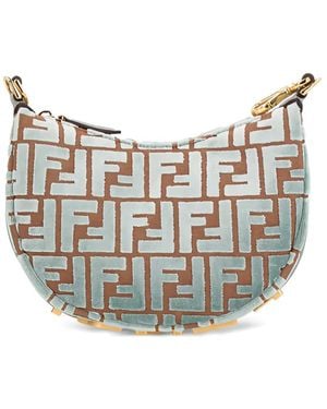 Fendi Mini Graph Jacquard Tote Bag - Green