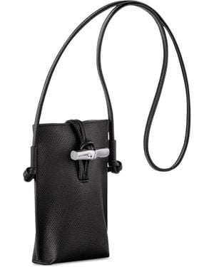 Longchamp Le Roseau スマホバッグ - ブラック