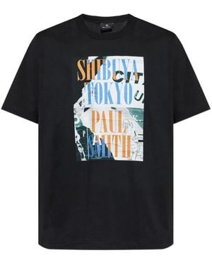 Paul Smith T-Shirt With Print - Black
