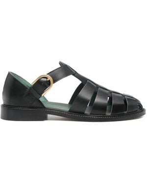VINNY'S Fisherman Buckle-Fastening Sandals - Black