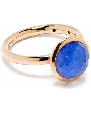 Tirisi 18Kt Roségouden Amsterdam Ring Met Saffier - Blauw