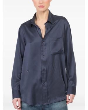 CISSA Pocket-Patch Shirt - Blue