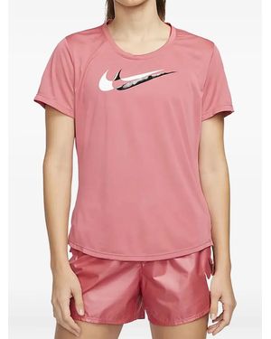 Nike Dri-Fit Swoosh T-Shirt - Pink
