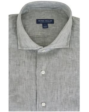 Peter Millar Astino Button-Fastening Shirt - Grey