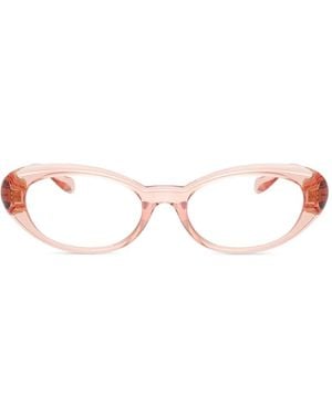 Versace Brille Mit Medusa-Kopf-Applikation - Pink