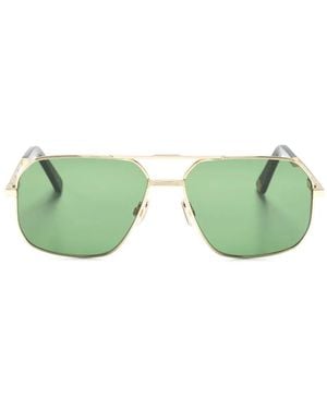 March LA.B Occhiali Da Sole Con Montatura Stile Pilota - Verde