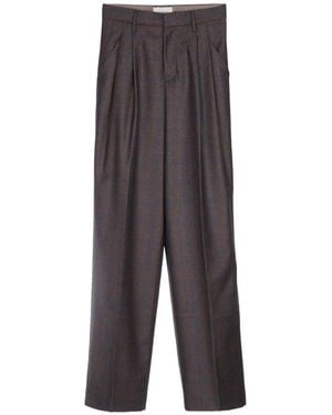 Jacob Cohen Robin Check-Pattern Pants - Gray