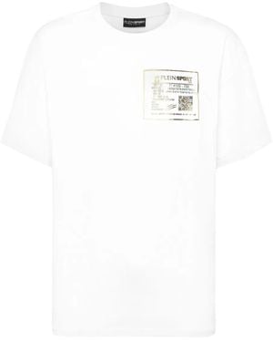 Philipp Plein Logo Cotton T-Shirt - White