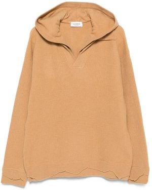 Laneus Ribbed Hoodie - Natural