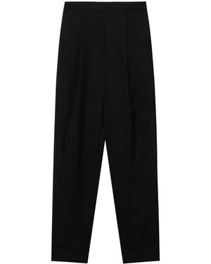 Enfold Straight-Leg Trousers - Black