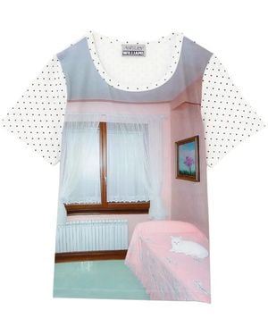 Ashley Williams T-Shirt Mit Grafischem Print - Weiß