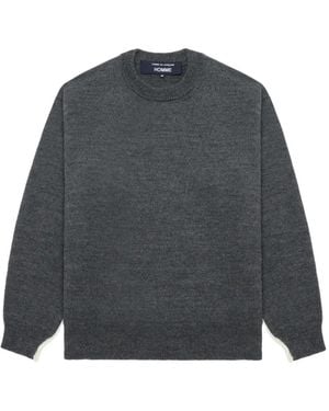 Comme des Garçons Pullover Mit Kontrasteinsätzen - Grau