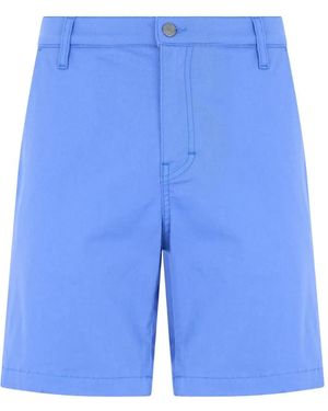 Moschino Logo-Patch Cargo Shorts - Blue