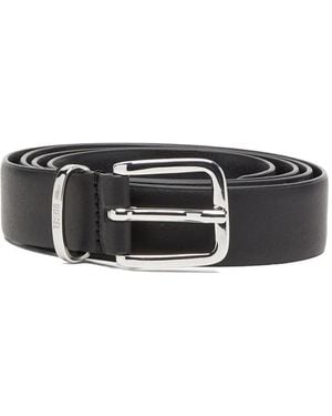 DIESEL B-Biscotto Knot 25 Belt - Black