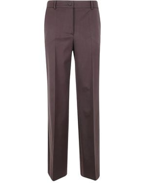 P.A.R.O.S.H. Pantalones De Lana - Morado