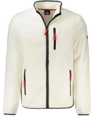 Norway 1963 Logo-Appliqué Fleece-Texture Sweatshirt - White