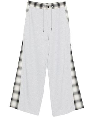 Feng Chen Wang Side-Detail Track Trousers - White