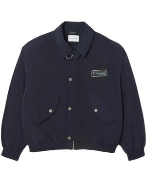 Lacoste Buttoned Blouson Jacket - Blue