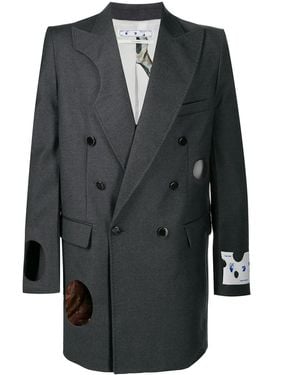 Off-White c/o Virgil Abloh Meteor Cut-Out Blazer - Black