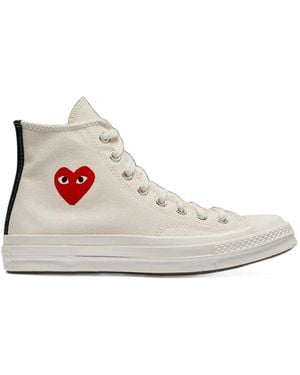 COMME DES GARÇONS PLAY X Converse Chuck Taylor All Star '70 Heart-Print Sneakers - White
