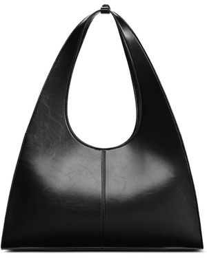 Freja NYC Ida Schultertasche Aus Wildleder - Schwarz