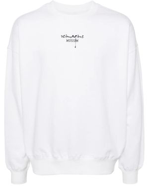 Musium Div. Sweatshirt Mit Grafischem Print - Weiß
