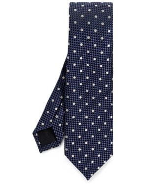 Tom Ford Polka-Dot Silk Tie - Blue