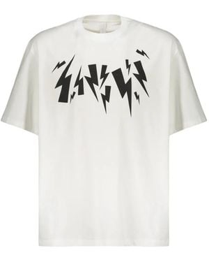 Neil Barrett Graphic-Print T-Shirt - White