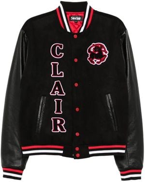 Sinclair Bomberjacke mit Patch-Emblem - Schwarz