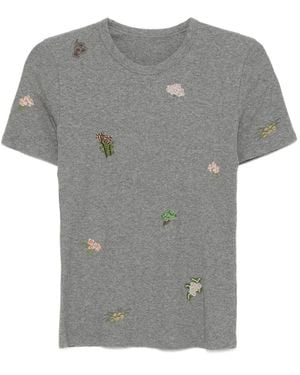JNBY グラフィック Tシャツ - グレー