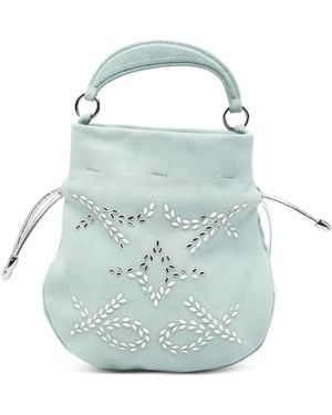 Orciani Juice Jungle Tote Bag - Blue