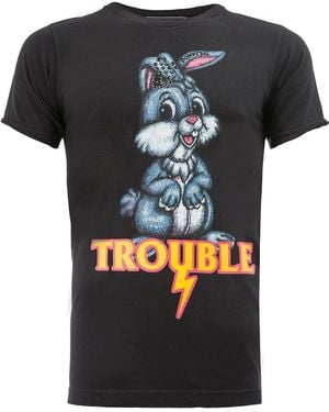 DOMREBEL プリント Tシャツ - ブラック