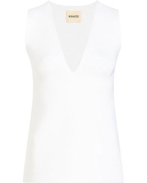 KHAITE Canotta Heidi - Bianco