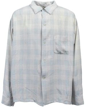 SAINT Mxxxxxx Check-Pattern Shirt - Grey